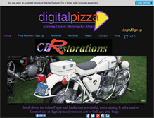 Tablet Screenshot of digitalpizza.com